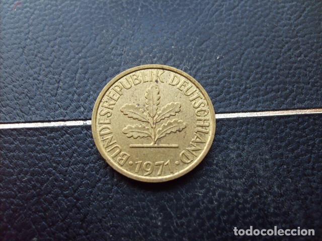 Monedas antiguas de Europa: ALEMANIA ( REP. FEDERAL ) 5 FENNIG 1971 J