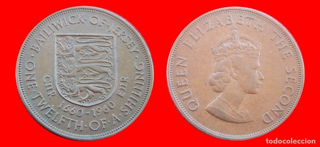 Monedas antiguas de Europa: 1/12 CHELIN SHILLING 1960 JERSEY-157321