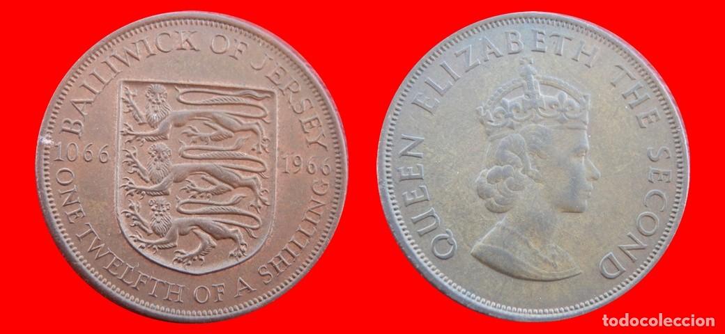 Monedas antiguas de Europa: 1/12 CHELIN SHILLING 1966 JERSEY-157322