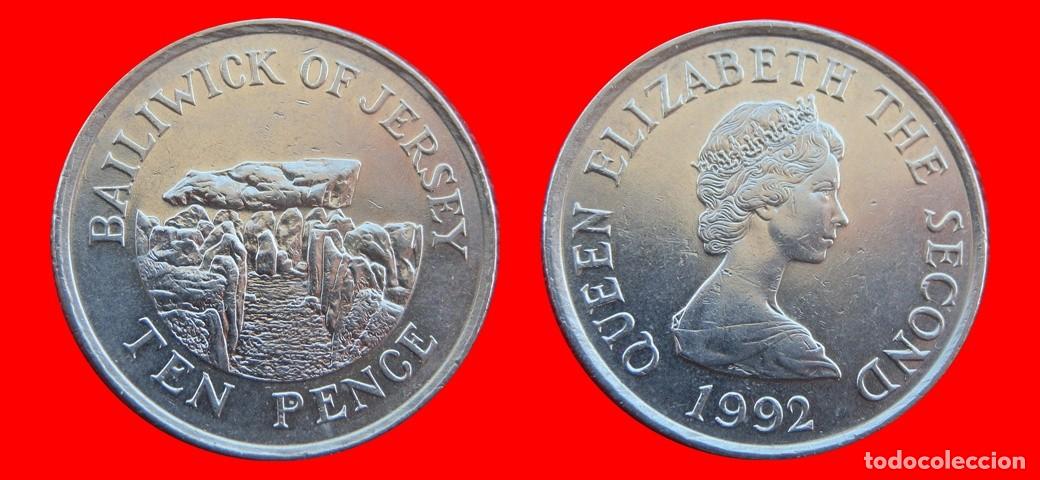 Monedas antiguas de Europa: 10 PENIQUES PENCE 1992 JERSEY-157325