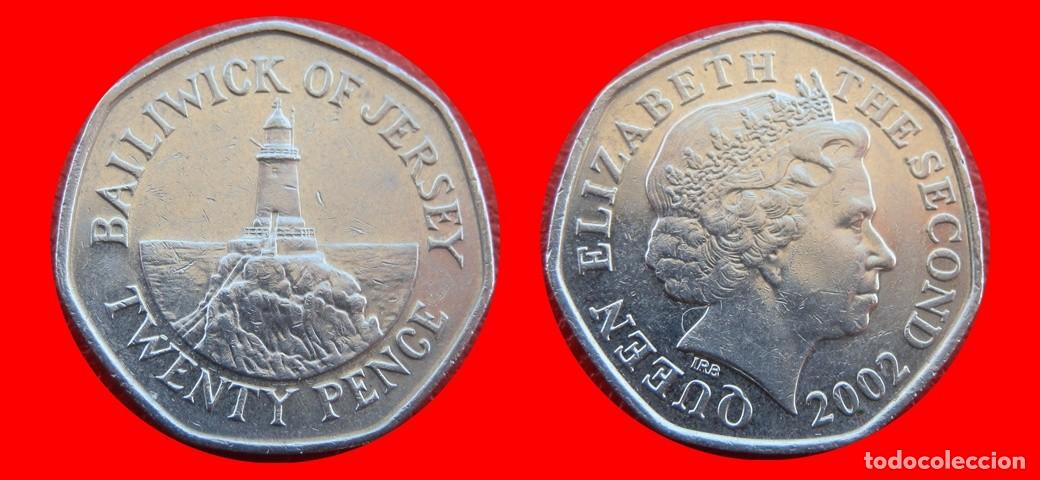 Monedas antiguas de Europa: 20 PENIQUES PENCE 2002 JERSEY-157328