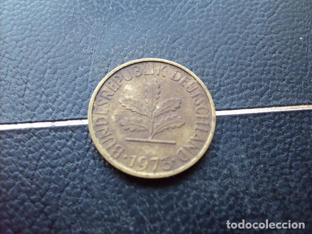 Monedas antiguas de Europa: ALEMANIA ( REP. FEDERAL ) 5 FENNIG 1973 F