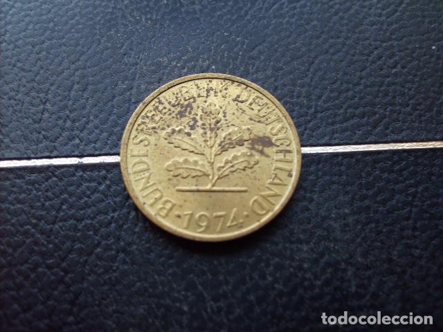 Monedas antiguas de Europa: ALEMANIA ( REP. FEDERAL ) 5 FENNIG 1974 G