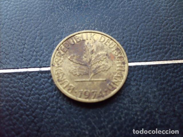 Monedas antiguas de Europa: ALEMANIA ( REP. FEDERAL ) 5 FENNIG 1974 J