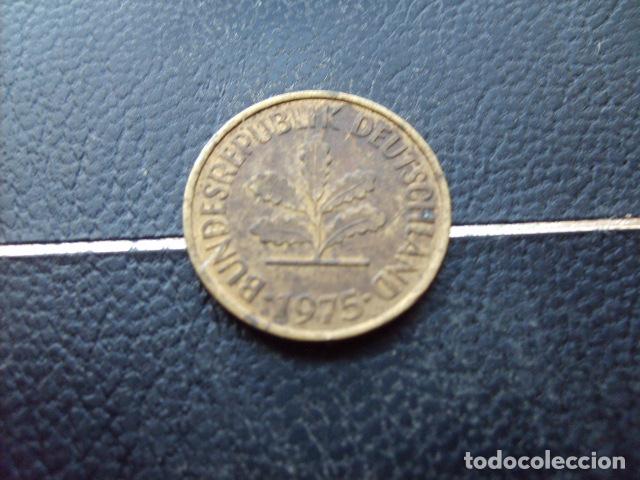 Monedas antiguas de Europa: ALEMANIA ( REP. FEDERAL ) 5 FENNIG 1975 D