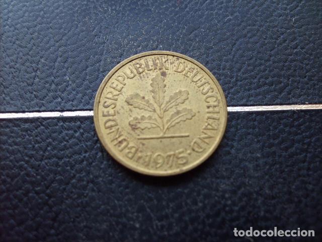 Monedas antiguas de Europa: ALEMANIA ( REP. FEDERAL ) 5 FENNIG 1975 F