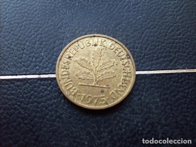 Monedas antiguas de Europa: ALEMANIA ( REP. FEDERAL ) 5 FENNIG 1975 G