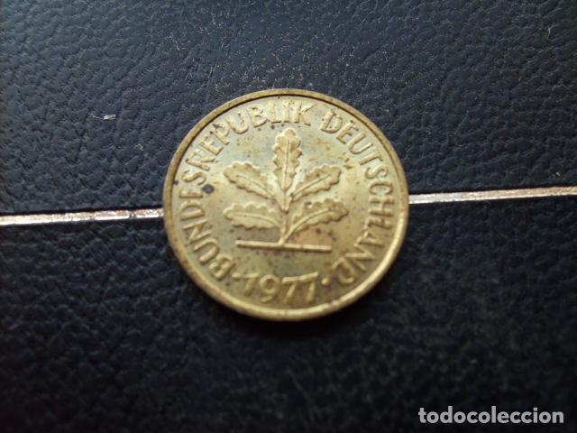 Monedas antiguas de Europa: ALEMANIA ( REP. FEDERAL ) 5 FENNIG 1977 D