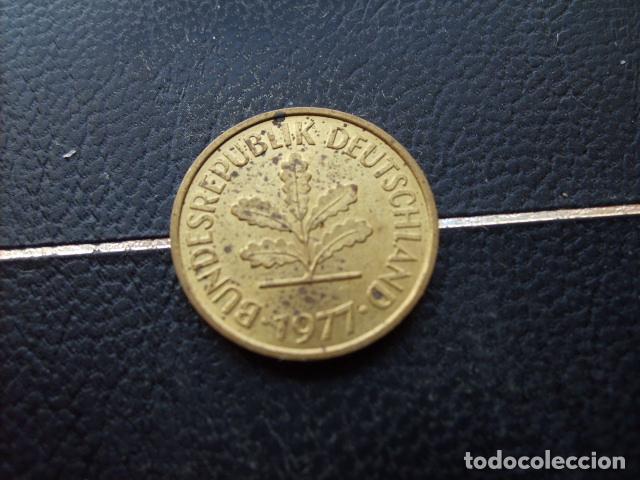 Monedas antiguas de Europa: ALEMANIA ( REP. FEDERAL ) 5 FENNIG 1977 G