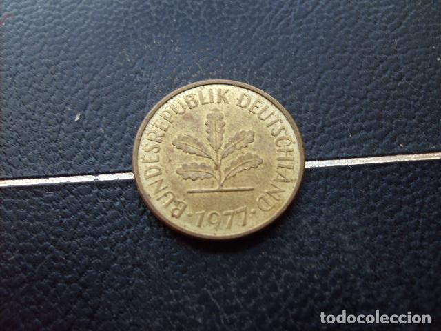 Monedas antiguas de Europa: ALEMANIA ( REP. FEDERAL ) 5 FENNIG 1977 J