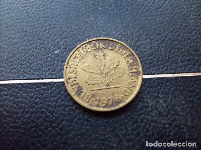 Monedas antiguas de Europa: ALEMANIA ( REP. FEDERAL ) 5 FENNIG 1978 D