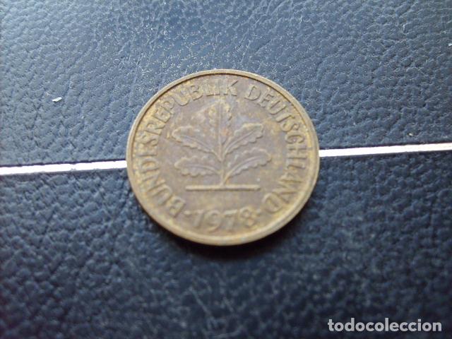 Monedas antiguas de Europa: ALEMANIA ( REP. FEDERAL ) 5 FENNIG 1978 F