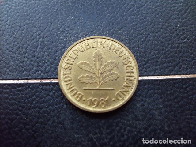 Monedas antiguas de Europa: ALEMANIA ( REP. FEDERAL ) 5 FENNIG 1981 D