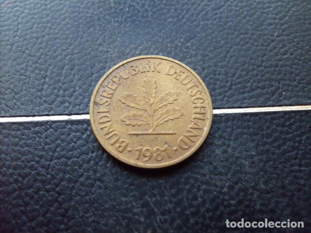 Monedas antiguas de Europa: ALEMANIA ( REP. FEDERAL ) 5 FENNIG 1981 F