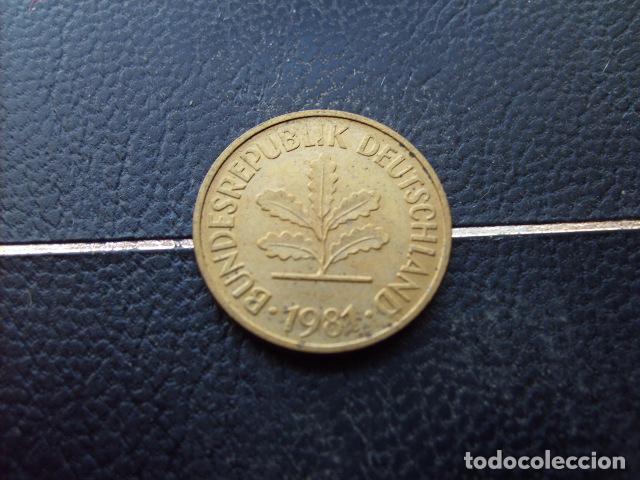 Monedas antiguas de Europa: ALEMANIA ( REP. FEDERAL ) 5 FENNIG 1981 G