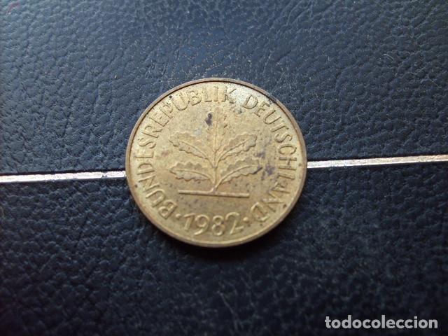 Monedas antiguas de Europa: ALEMANIA ( REP. FEDERAL ) 5 FENNIG 1982 J