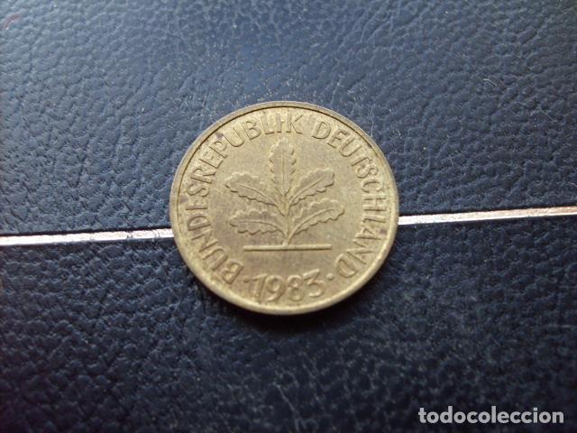 Monedas antiguas de Europa: ALEMANIA ( REP. FEDERAL ) 5 FENNIG 1983 D