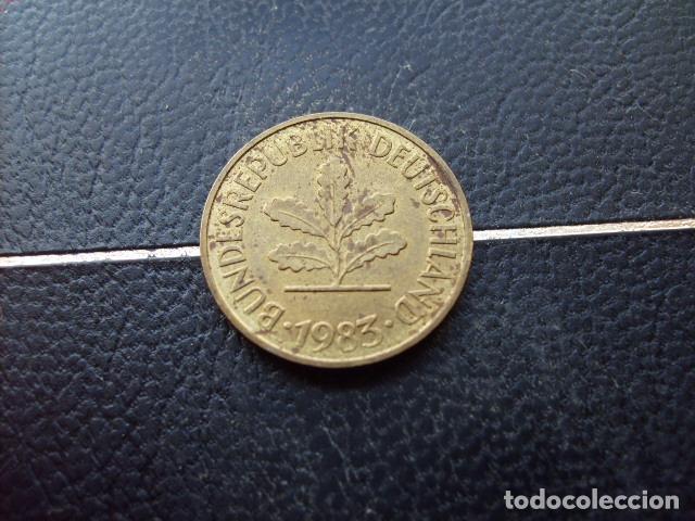 Monedas antiguas de Europa: ALEMANIA ( REP. FEDERAL ) 5 FENNIG 1983 J