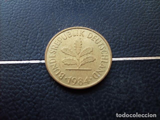 Monedas antiguas de Europa: ALEMANIA ( REP. FEDERAL ) 5 FENNIG 1984 J