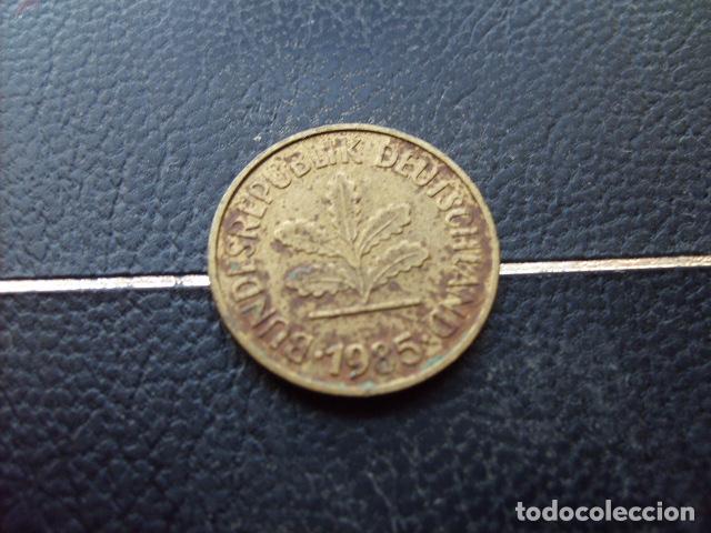 Monedas antiguas de Europa: ALEMANIA ( REP. FEDERAL ) 5 FENNIG 1985 F