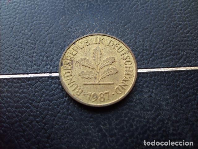 Monedas antiguas de Europa: ALEMANIA ( REP. FEDERAL ) 5 FENNIG 1987 G
