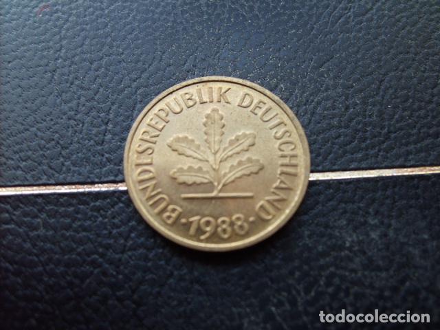 Monedas antiguas de Europa: ALEMANIA ( REP. FEDERAL ) 5 FENNIG 1988 G