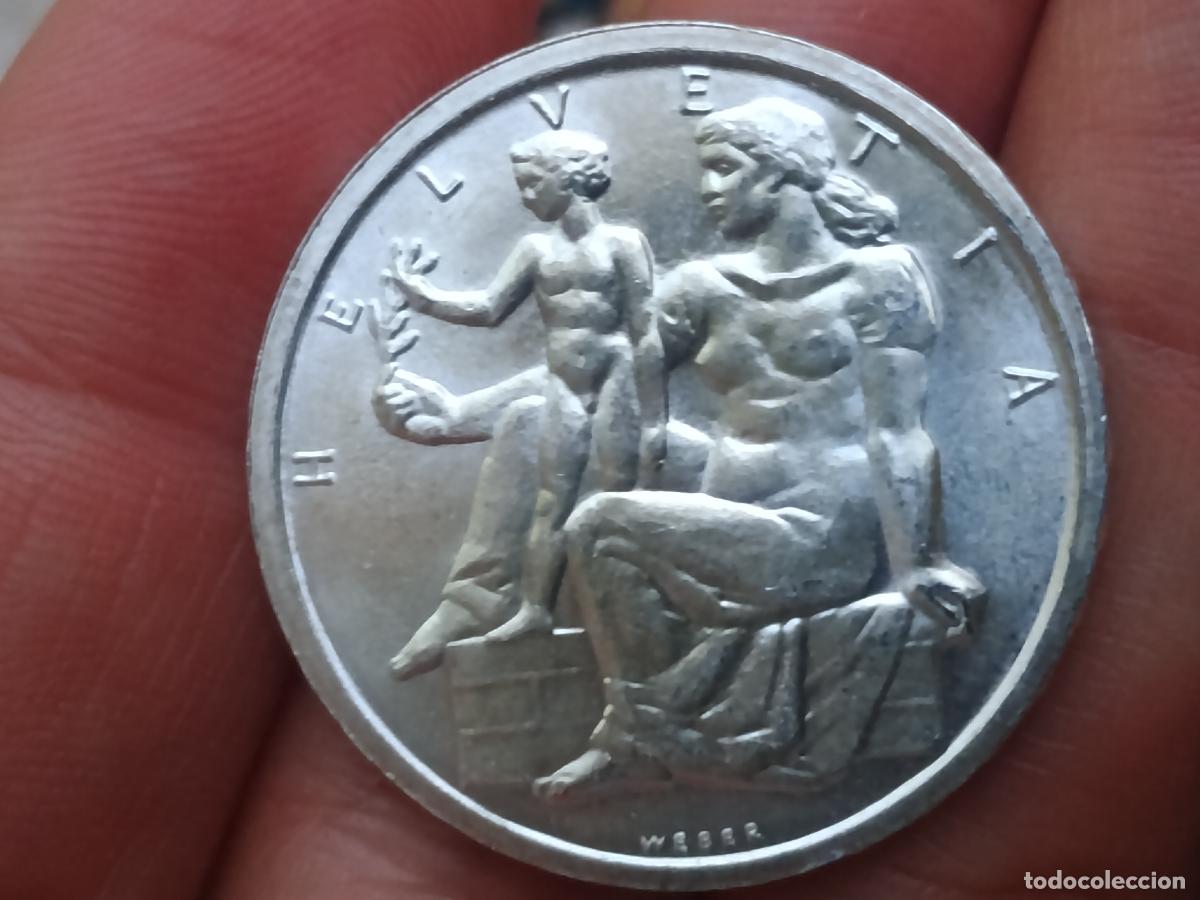 Monedas antiguas de Europa: 5 FRANCOS. SUIZA. CENTENARIO DE LA CONSTITUCION. 1948. PLATA, SC