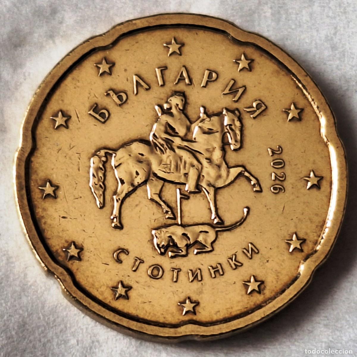 Monedas antiguas de Europa: BULGARIA - MONEDA DE 20 CENTIMOS DE EURO DEL A&Ntilde;O 2026 - BIEN CONSERVADA