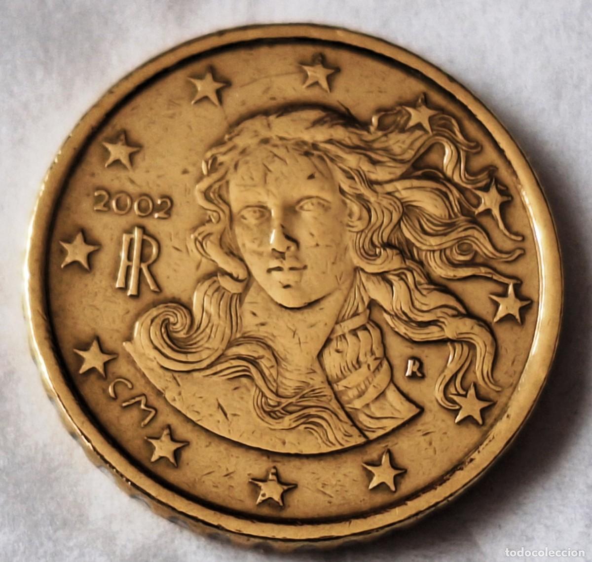 Monedas antiguas de Europa: ITALIA - MONEDA DE 10 CENTIMOS DE EURO DEL A&Ntilde;O 2002 - BIEN CONSERVADA