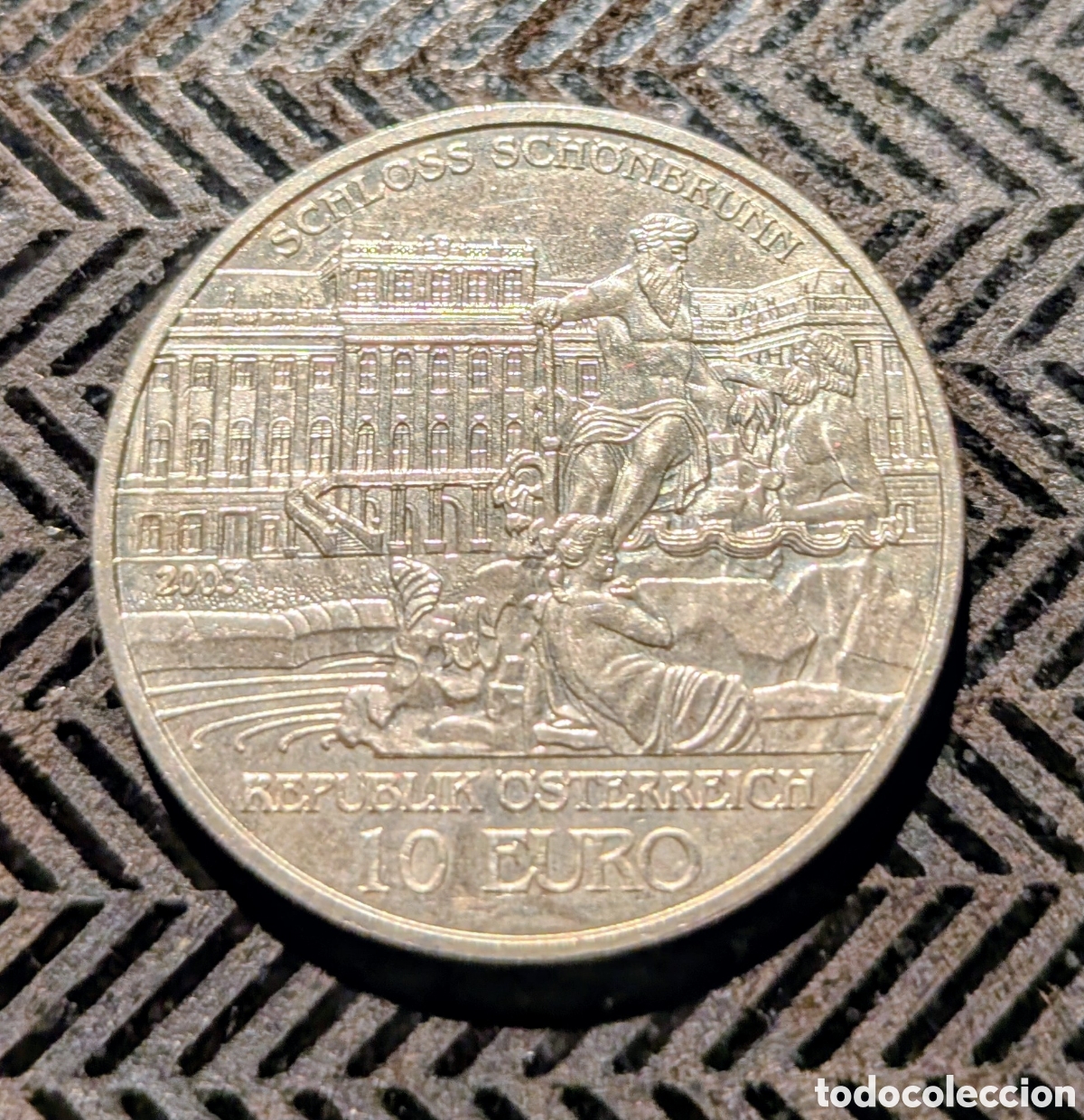 Monedas antiguas de Europa: Moneda de plata 10&euro; Austria