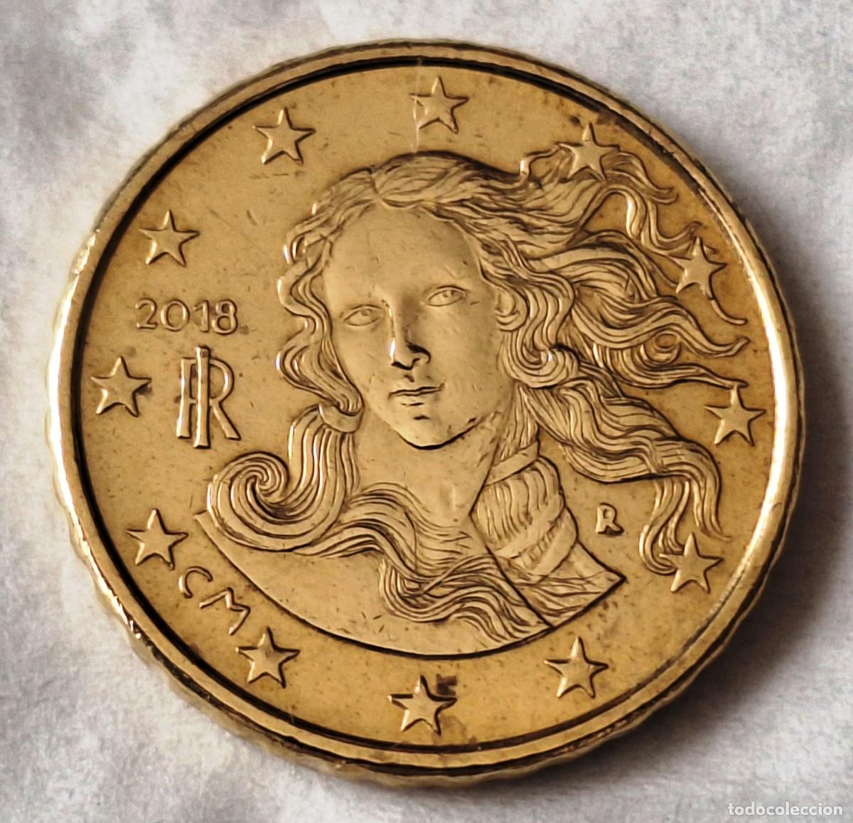 Monedas antiguas de Europa: ITALIA - MONEDA DE 10 CENTIMOS DE EURO DEL A&Ntilde;O 2018 - BIEN CONSERVADA