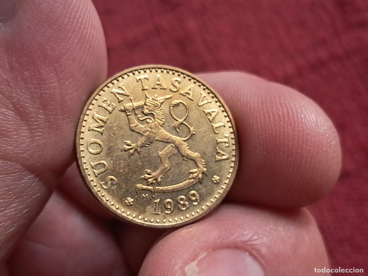 Monedas antiguas de Europa: MONEDA DE FINLANDIA 20 PENNIA 1989 M, AU, KM# 47, Sch&ouml;n# 49, N# 1060.