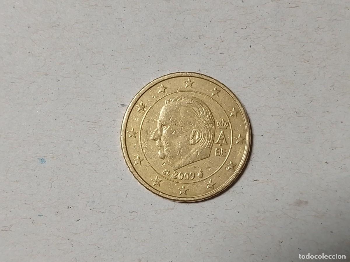 Monedas antiguas de Europa: Moneda 50 centimos de euro, B&eacute;lgica, a&ntilde;o 2009