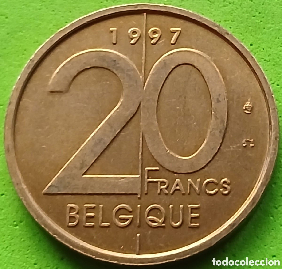 Monedas antiguas de Europa: B&eacute;lgica 20 francos 1997 km#191 MINT SET/ RARA(R) !!