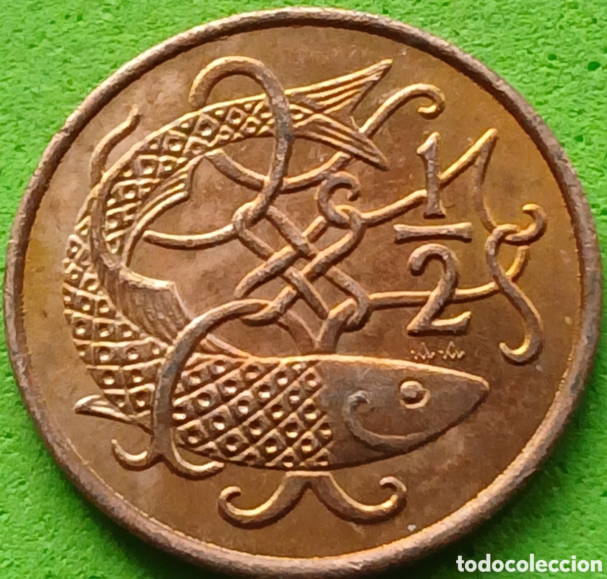 Monedas antiguas de Europa: Isle of Man &frac12; penique 1983 km#58