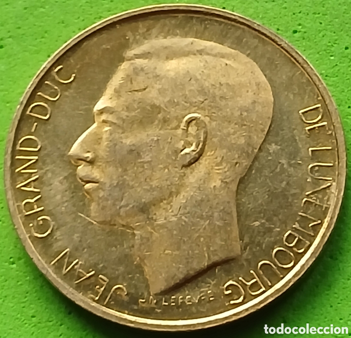 Monedas antiguas de Europa: Luxemburgo 5 francos 1991 km#65 MINT SET/ MUY RARA (RR)!!