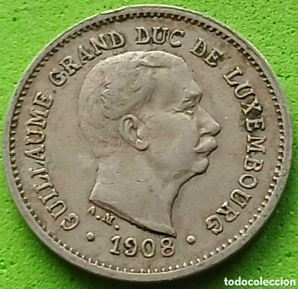 Monedas antiguas de Europa: Luxemburgo 5 c&eacute;ntimos 1908 km#26