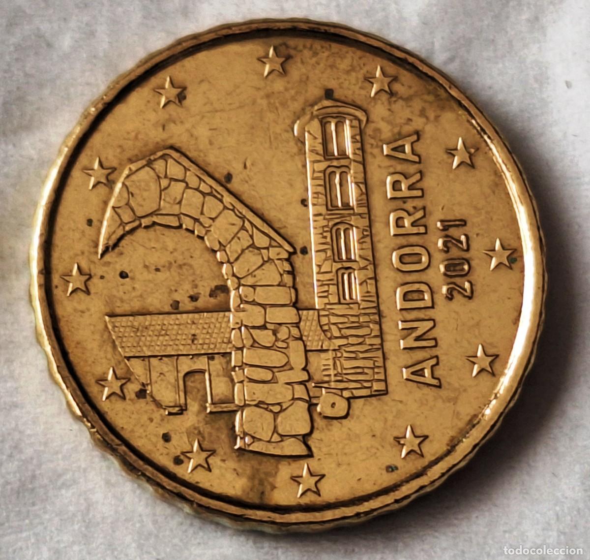 Monedas antiguas de Europa: PRINCIPADO DE ANDORRA - MONEDA DE 10 CENTIMOS DE EURO DEL A&Ntilde;O 2021 - BIEN CONSERVADA