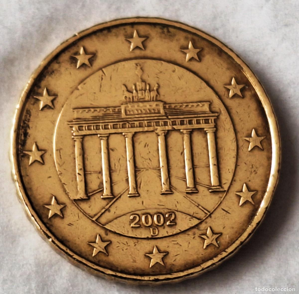Monedas antiguas de Europa: ALEMANIA - MONEDA DE 10 CENTIMOS DE EURO DEL A&Ntilde;O 2002 CECA &rdquo; D &rdquo; - BIEN CONSERVADA