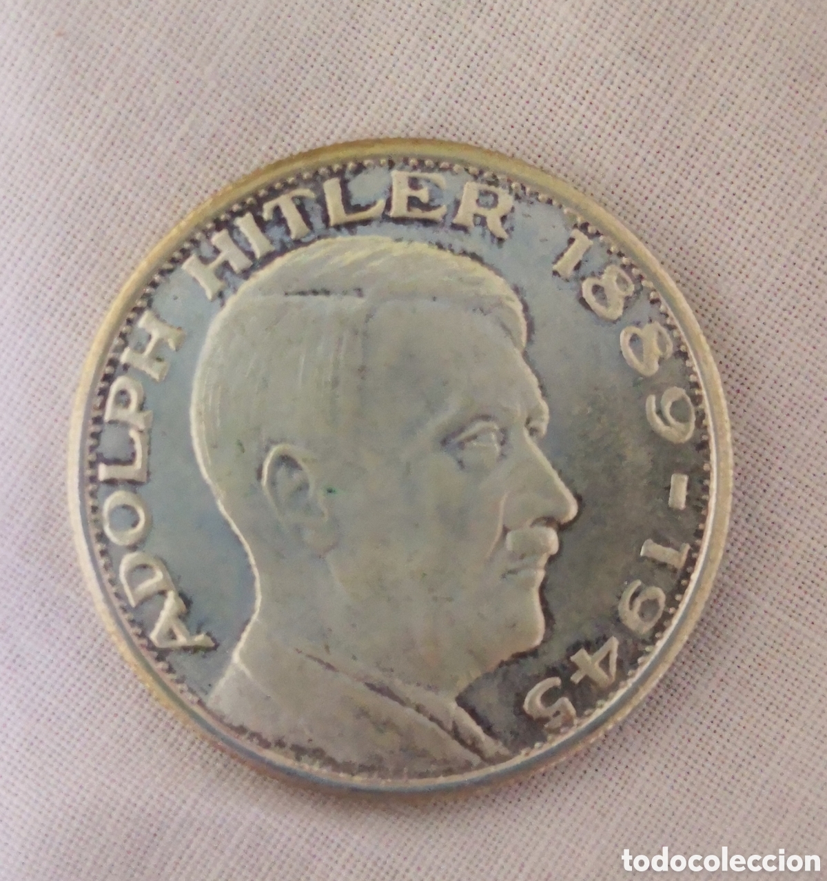 Monedas antiguas de Europa: medalla conmemorativa de Adolf Hitler (fechada 1889-1945),