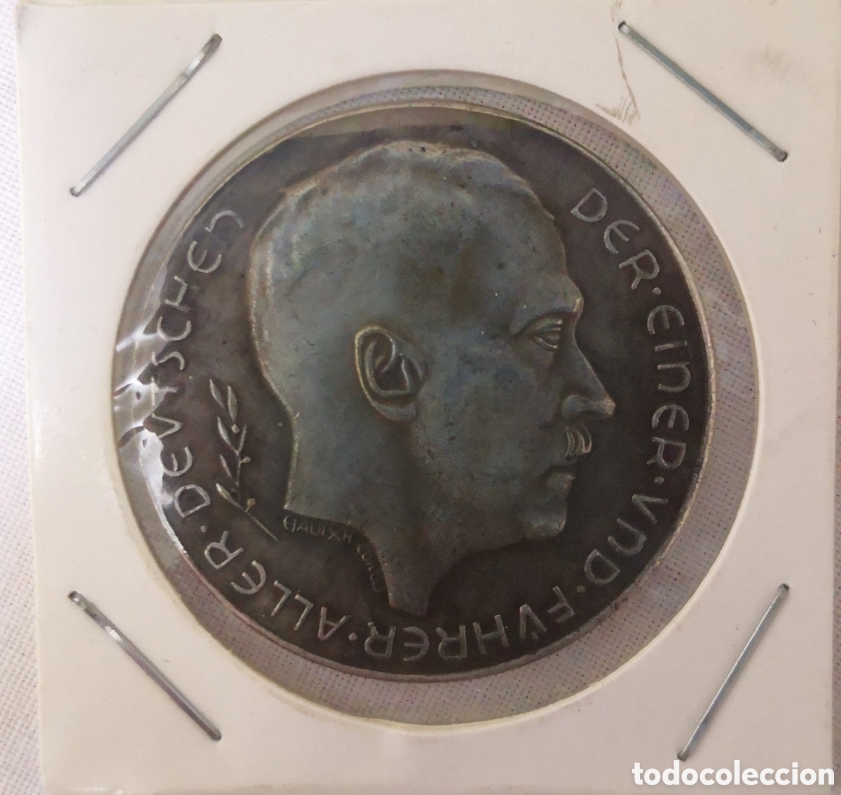Monedas antiguas de Europa: medalla conmemorativa del Tercer Reich alem&aacute;n de 1938