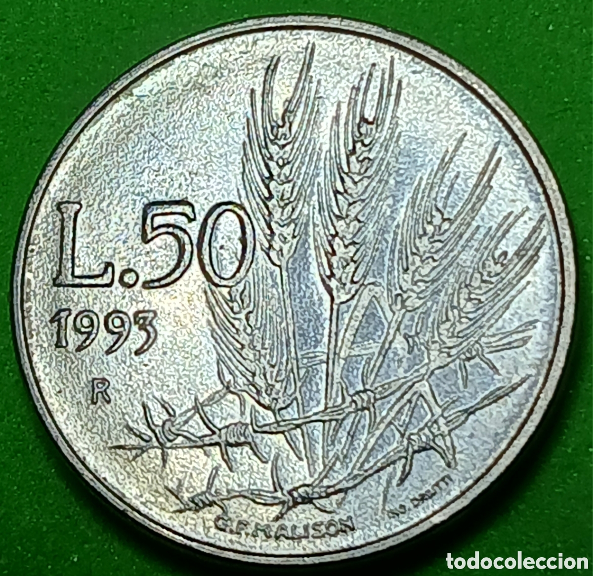 Monedas antiguas de Europa: San Marino 50 liras 1993 km#298