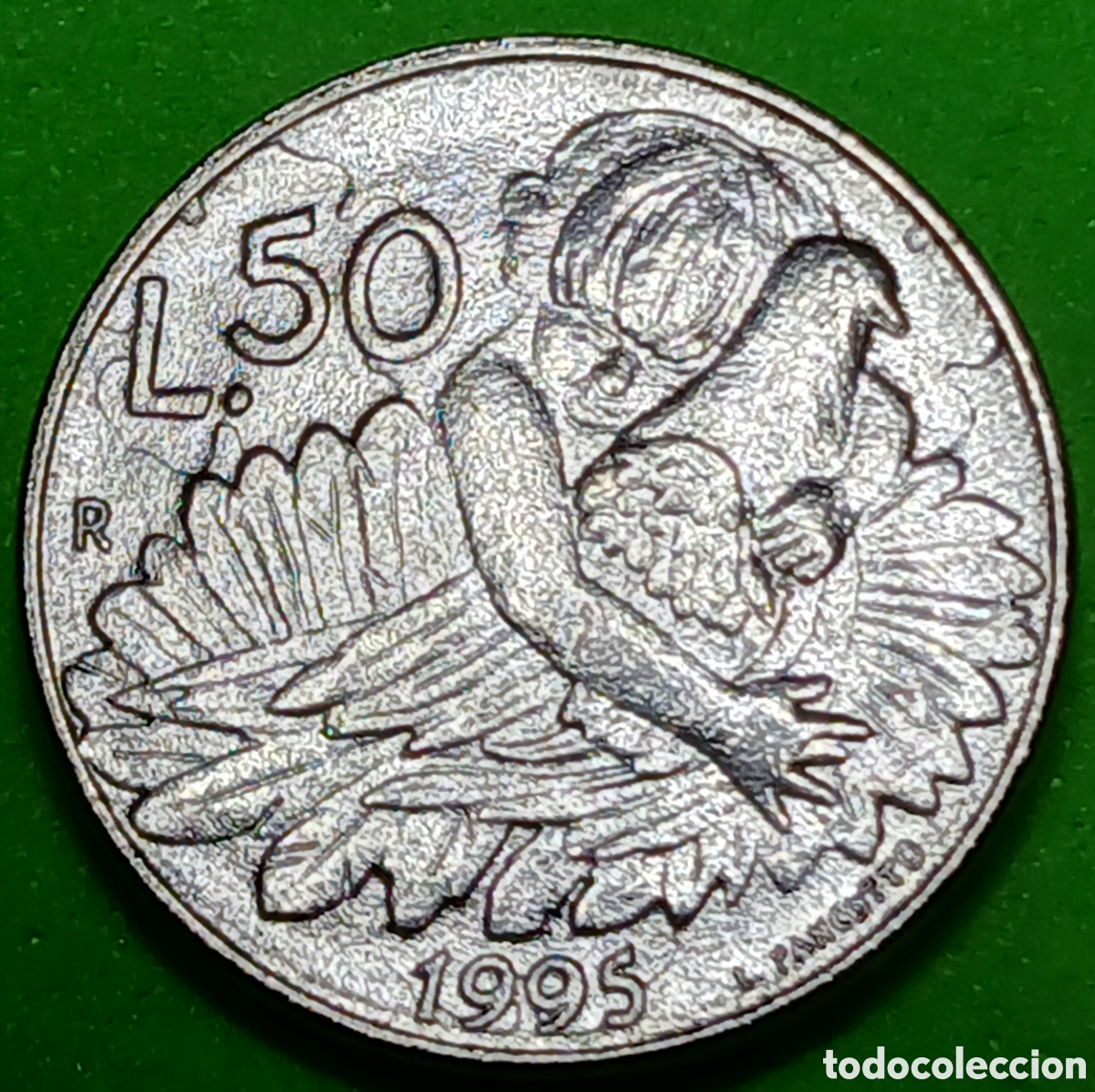 Monedas antiguas de Europa: San Marino 50 liras 1995 km#327