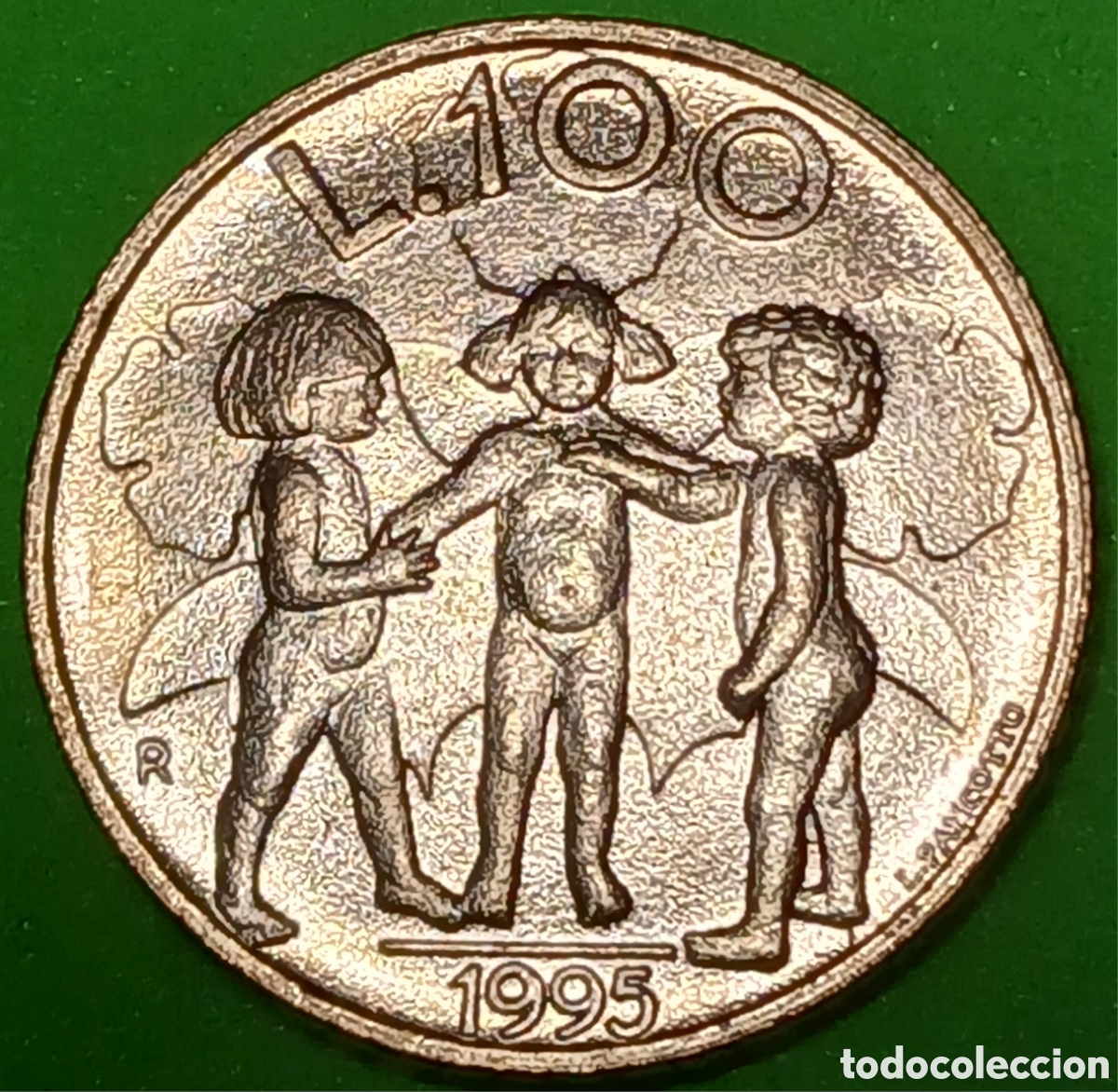 Monedas antiguas de Europa: San Marino 100 liras 1995 km#328