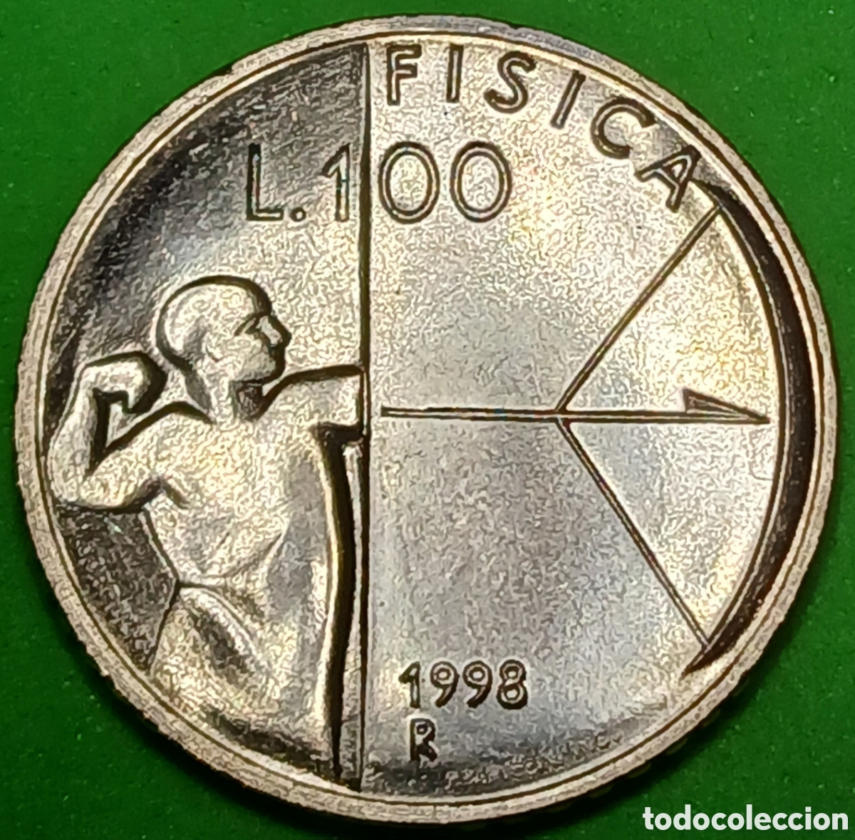 Monedas antiguas de Europa: San Marino 100 liras 1998 km#381 poco com&uacute;n!!