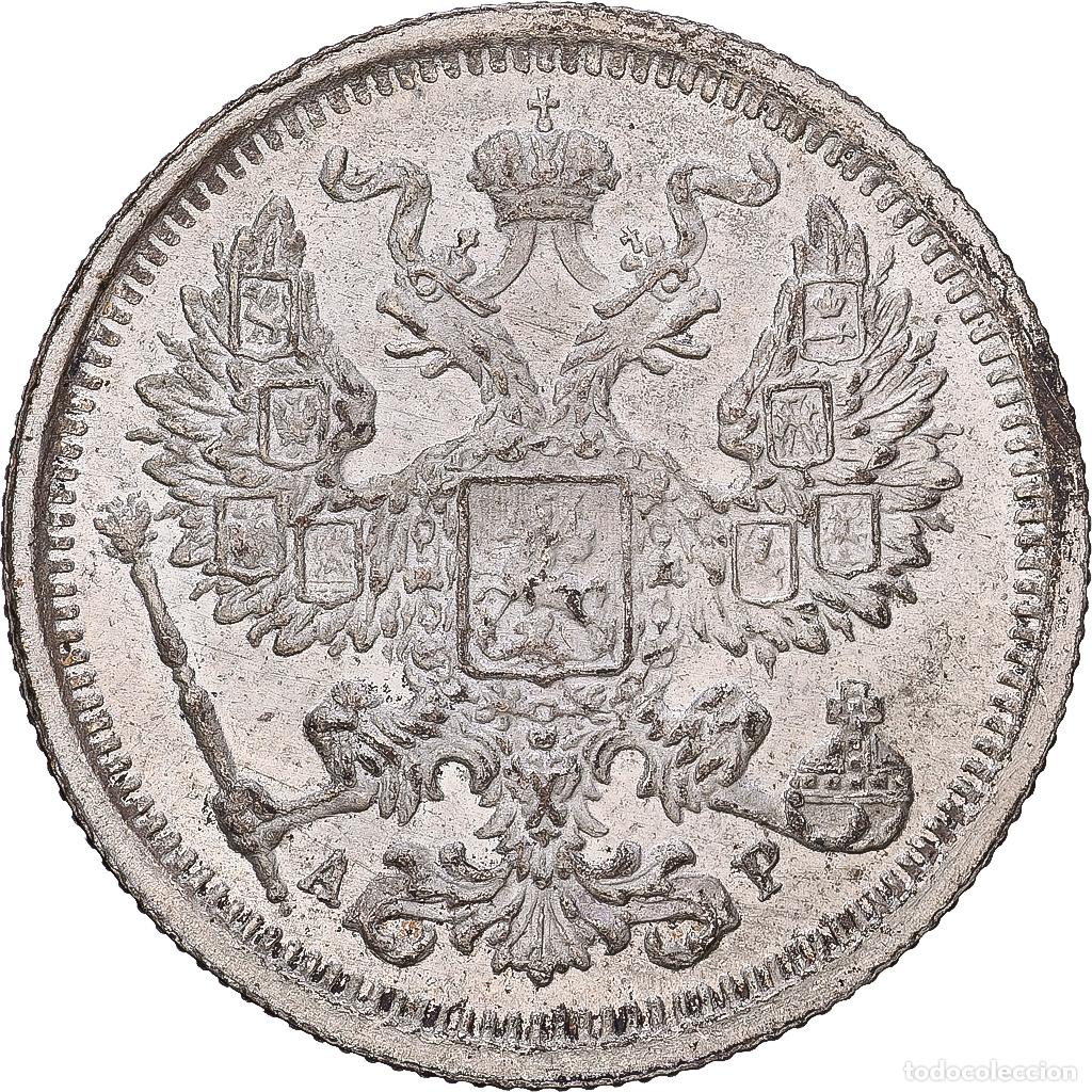 Monedas antiguas de Europa: [#1168395] Rusia, Nicholas II, 20 Kopeks, 1905, Saint Petersburg, Plata, EBC, KM:22a.1