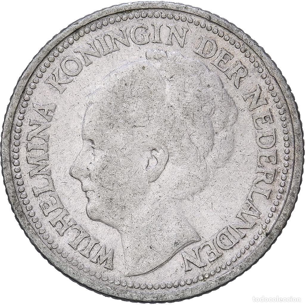 Monedas antiguas de Europa: [#1168240] Pa&iacute;ses Bajos, Wilhelmina I, 10 Cents, 1926, Plata, BC+, KM:163