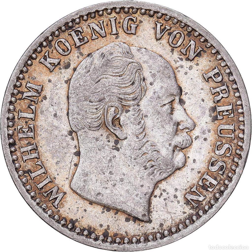 Monedas antiguas de Europa: [#1168221] Estados alemanes, PRUSSIA, Wilhelm I, 2-1/2 Silber Groschen, 1870, Berlin