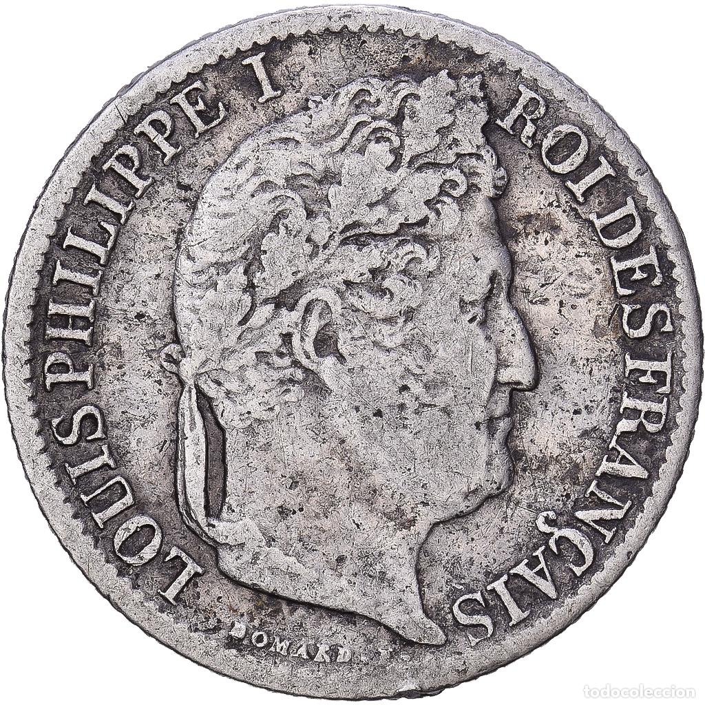 Monedas antiguas de Europa: [#1168238] Francia, 1/2 Franc, Louis-Philippe, 1832, Lille, Plata, BC+, KM:741.13