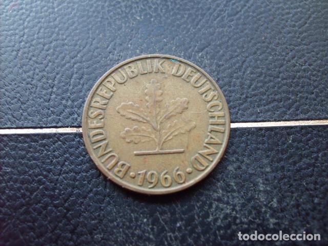 Monedas antiguas de Europa: ALEMANIA ( REP. FEDERAL ) 10 FENNIG 1966 F